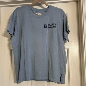 Madewell It Comes In Waves tee size small